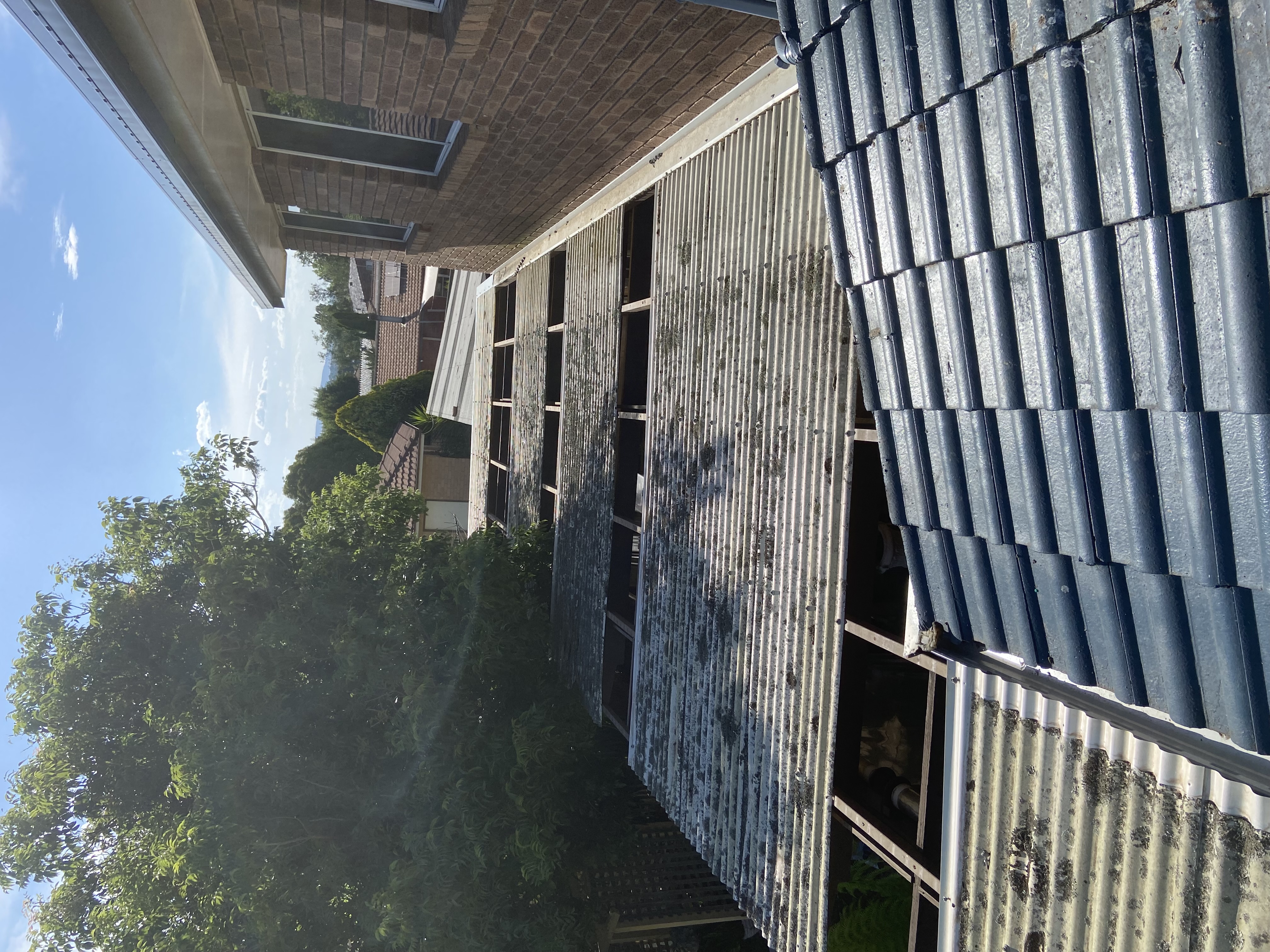Before re-roof project