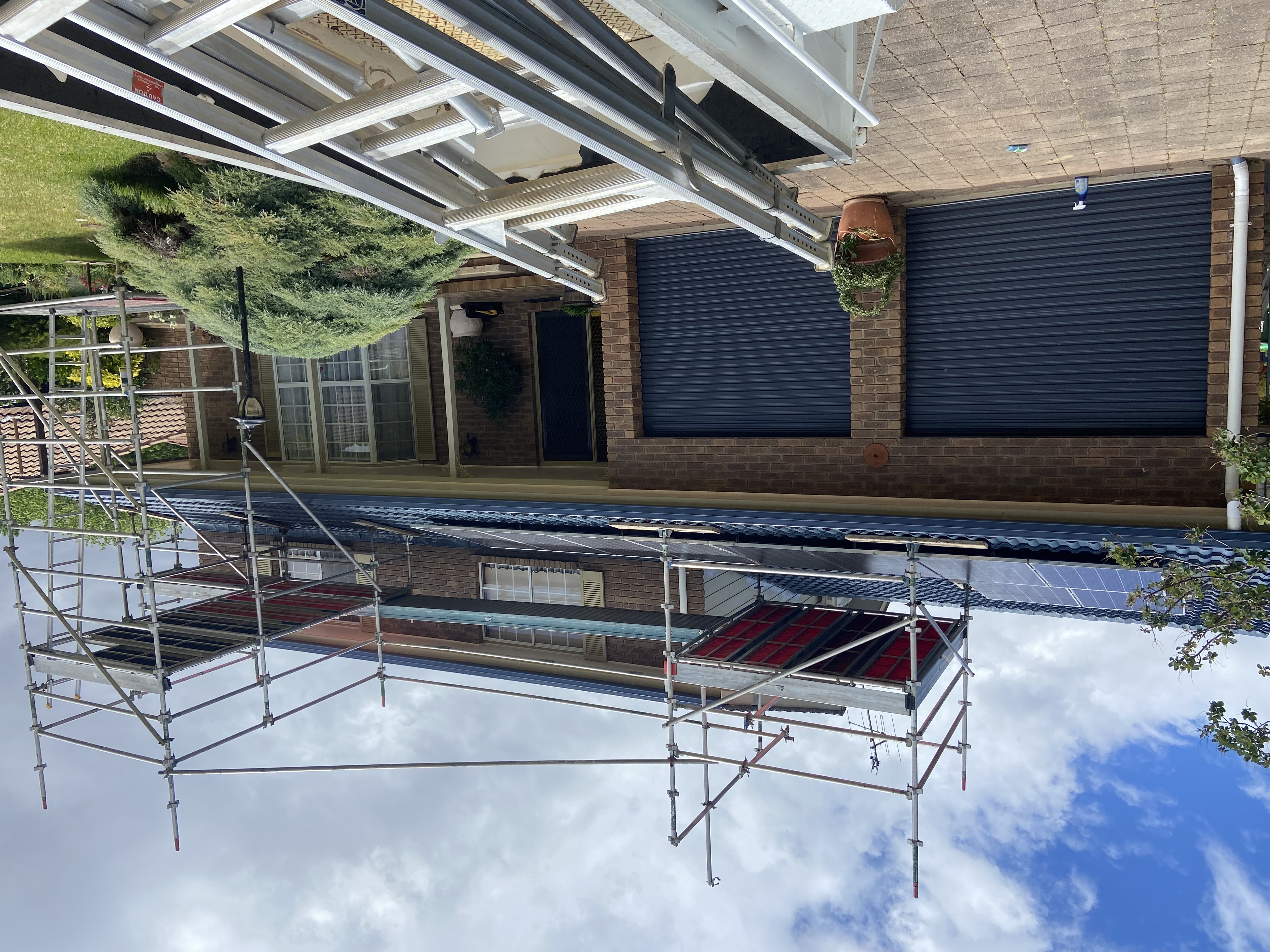 re-gutter and downpipe insatll on 1st and 2nd story home